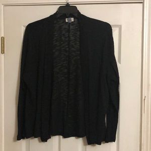 Black light weight burn out summer cardigan
